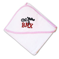 Baby Hooded Towel Free Style Bmx Embroidery Kids Bath Robe Cotton - Cute Rascals