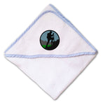 Baby Hooded Towel Sport Hiking Mountain Logo Embroidery Kids Bath Robe Cotton - Cute Rascals