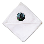 Baby Hooded Towel Sport Hiking Mountain Logo Embroidery Kids Bath Robe Cotton - Cute Rascals