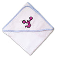 Baby Hooded Towel Sport Cheerleader Jump C Embroidery Kids Bath Robe Cotton