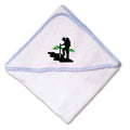 Baby Hooded Towel Sport Hiking Mountain Logo D Embroidery Kids Bath Robe Cotton