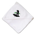 Baby Hooded Towel Sport Hiking Mountain Logo D Embroidery Kids Bath Robe Cotton