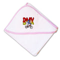 Baby Hooded Towel Sport Bmx Bike Logo Embroidery Kids Bath Robe Cotton