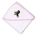 Baby Hooded Towel Sport Bmx Bike Logo Trick Yel Embroidery Kids Bath Robe Cotton