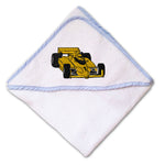 Baby Hooded Towel Sport Race Indy Car Formula 1 Embroidery Kids Bath Robe Cotton - Cute Rascals