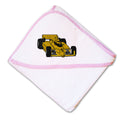 Baby Hooded Towel Sport Race Indy Car Formula 1 Embroidery Kids Bath Robe Cotton