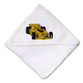 Baby Hooded Towel Sport Race Indy Car Formula 1 Embroidery Kids Bath Robe Cotton