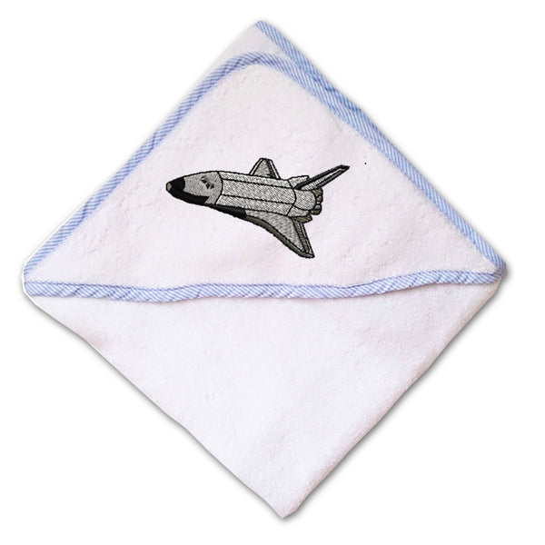 Baby Hooded Towel Orbiter Embroidery Kids Bath Robe Cotton - Cute Rascals