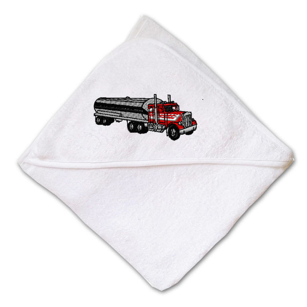 Baby Hooded Towel Tanker Embroidery Kids Bath Robe Cotton - Cute Rascals