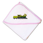 Baby Hooded Towel Locomotive Embroidery Kids Bath Robe Cotton - Cute Rascals