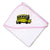 Baby Hooded Towel School Bus C Embroidery Kids Bath Robe Cotton - Cute Rascals