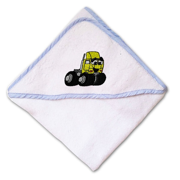 Baby Hooded Towel Semi Embroidery Kids Bath Robe Cotton - Cute Rascals