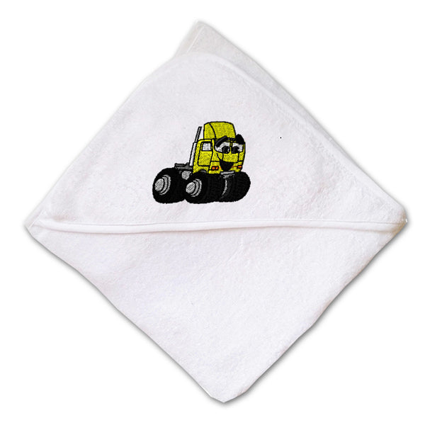 Baby Hooded Towel Semi Embroidery Kids Bath Robe Cotton - Cute Rascals
