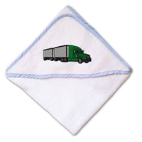 Baby Hooded Towel Freight Truck Embroidery Kids Bath Robe Cotton - Cute Rascals