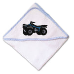 Baby Hooded Towel Atv Embroidery Kids Bath Robe Cotton - Cute Rascals