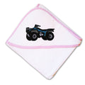 Baby Hooded Towel Atv Embroidery Kids Bath Robe Cotton